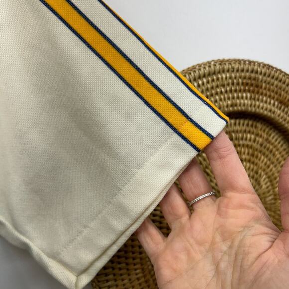 True Vintage 80s Velva Sheen Notre Dame Football Blue Tee T-Shirt Large - Picture 6 of 7